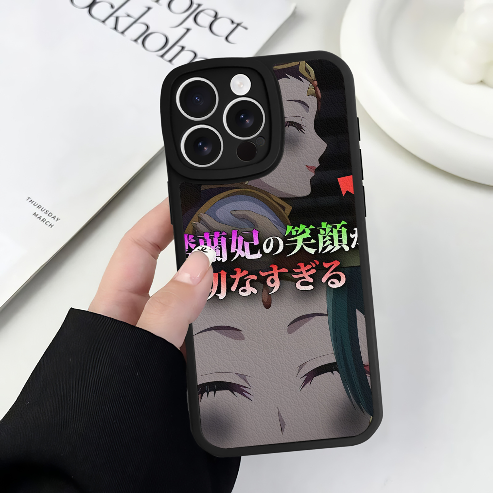 薬屋のひとりごと The Apothecary Diaries 【iPhone 16シリーズ対応】シリコンスマホケース（レザー調） 材質：シリコン